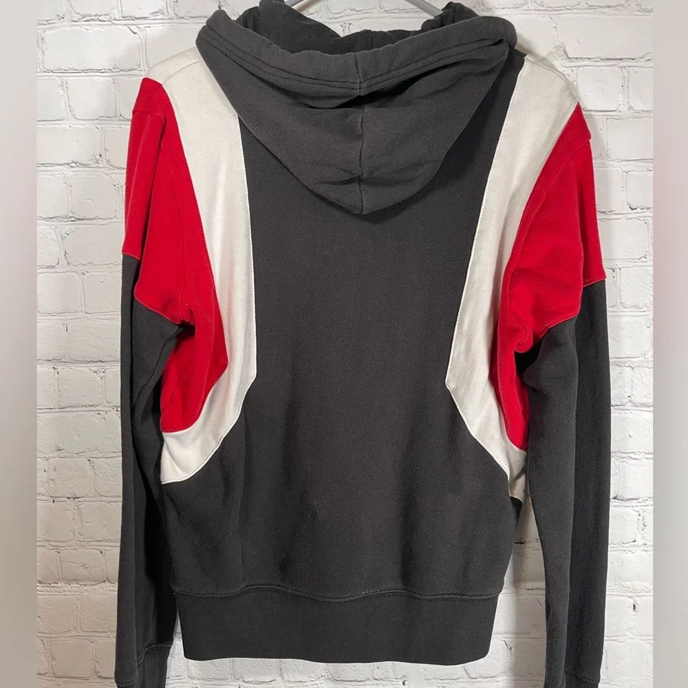 True Religion Mens Small Hoodie Sweatshirt Logo Pullover Black - Picture 3 of 8